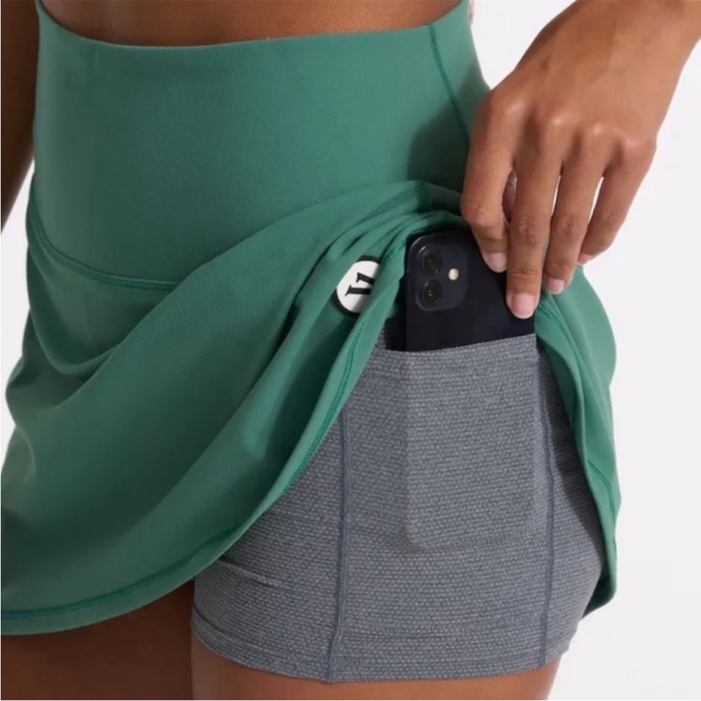 Vuori Volley Tennis Skirt Cactus Green Pickleball-SOLD OUT COLOR